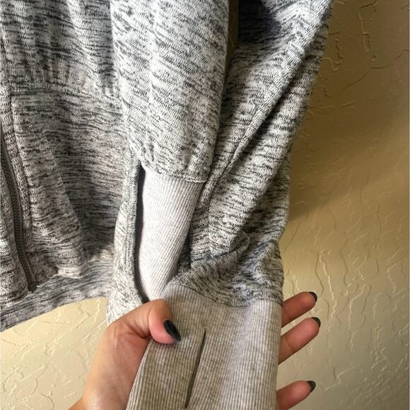 Athleta heather Gray Full-Zip Jacket  - Size L - Picture 12 of 13